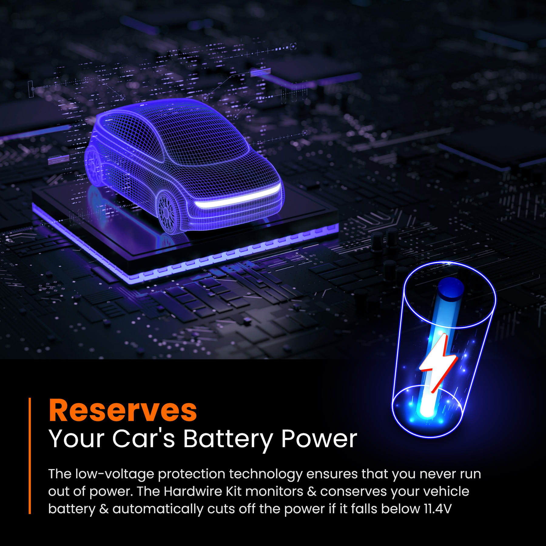 Road Angel Halo Start Hardwire Kit HWK5V