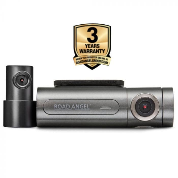 Road Angel Halo Pro Front and Rear Dash Cam with Free Dash Cam Film and 32GB SD Card.